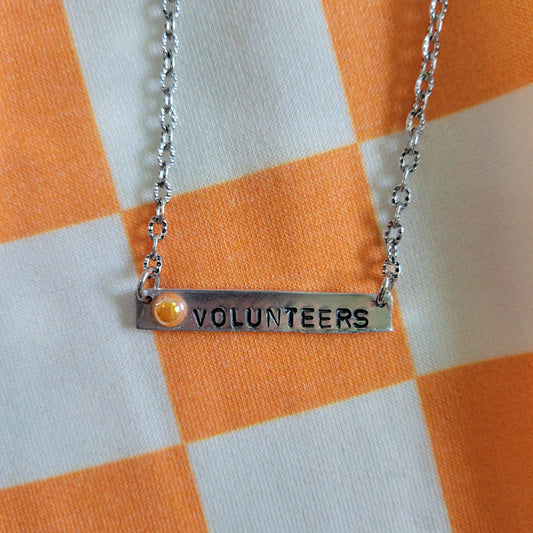 Volunteers Bar Necklace