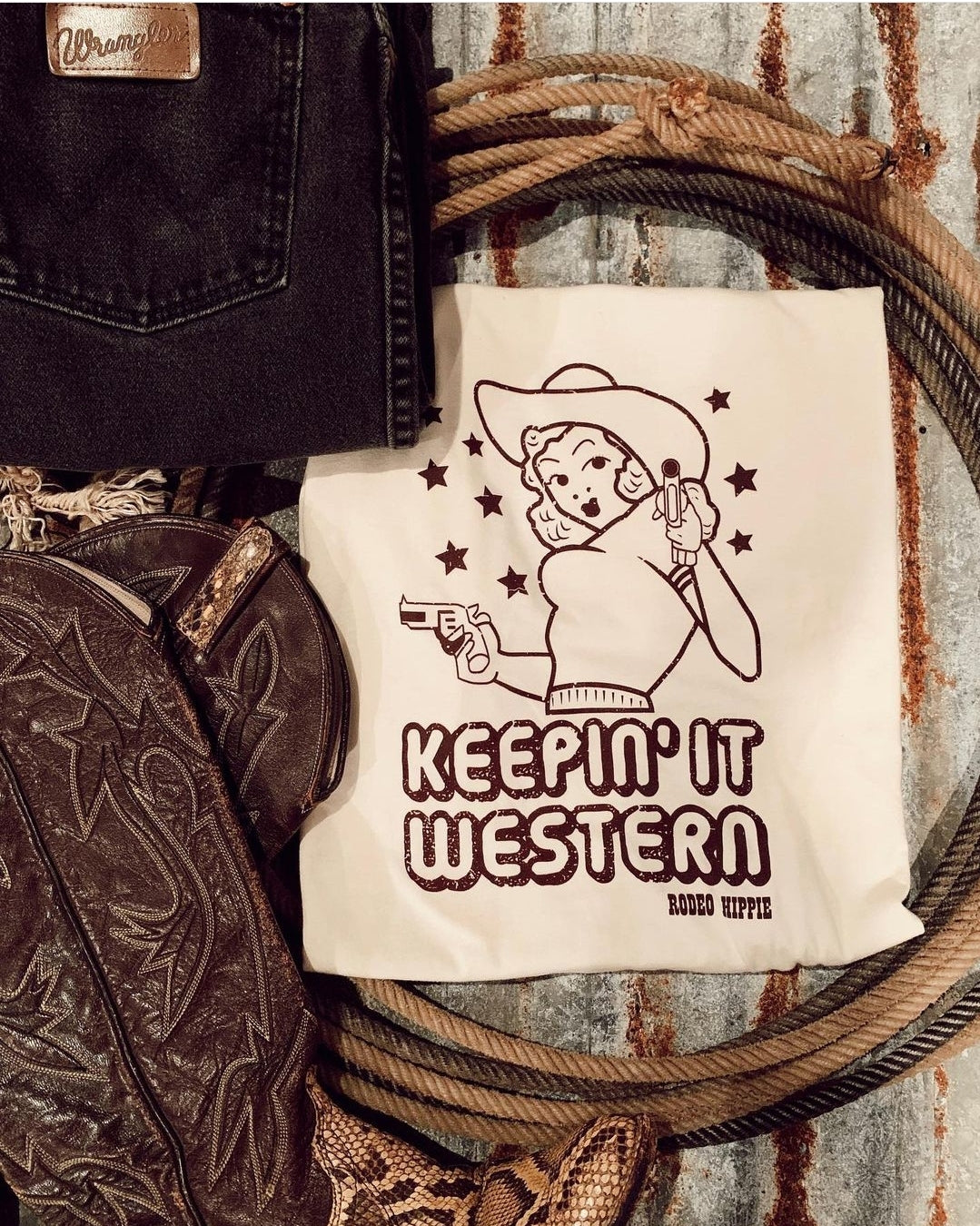 Keepin It Western Tee