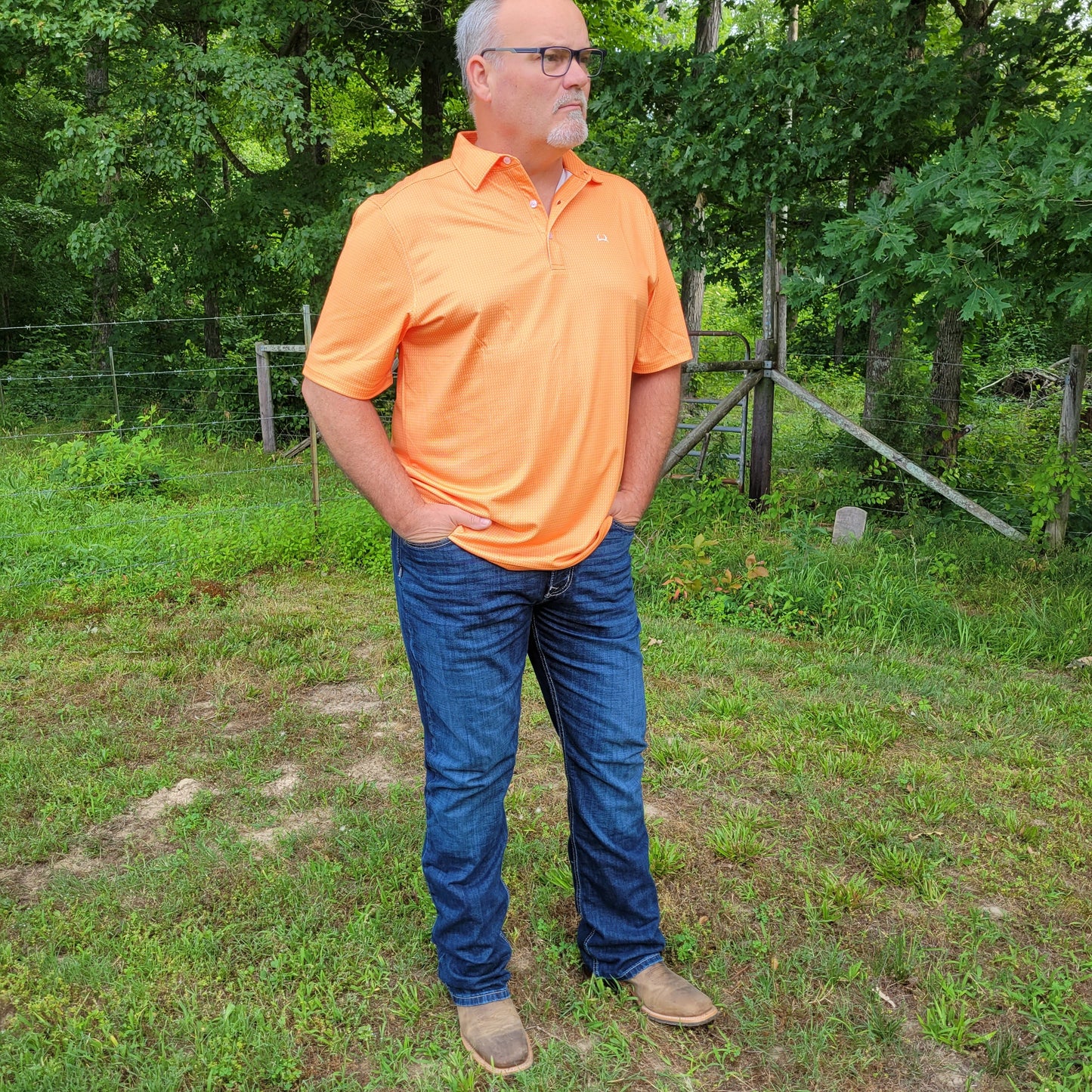 Cinch Arena Flex Polo [orange]