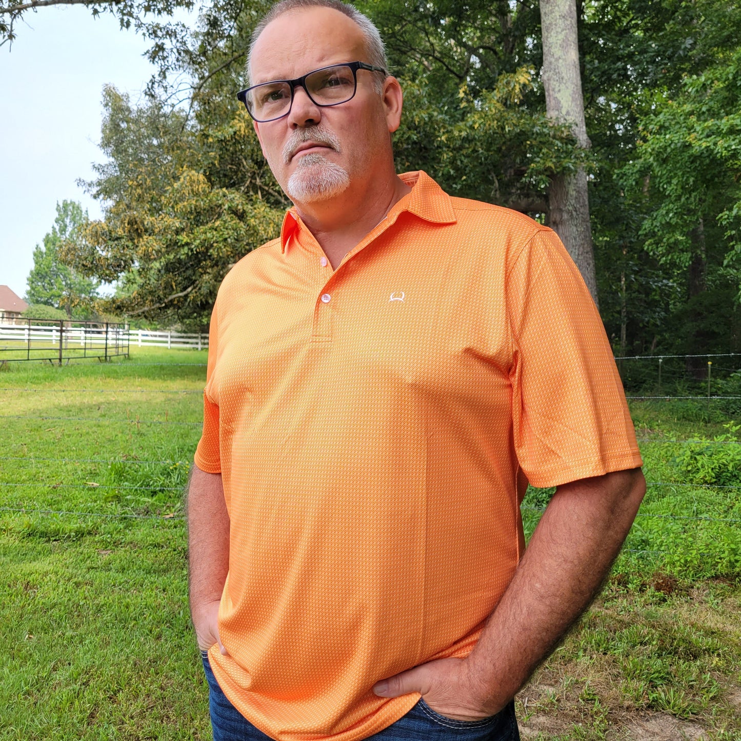 Cinch Arena Flex Polo [orange]