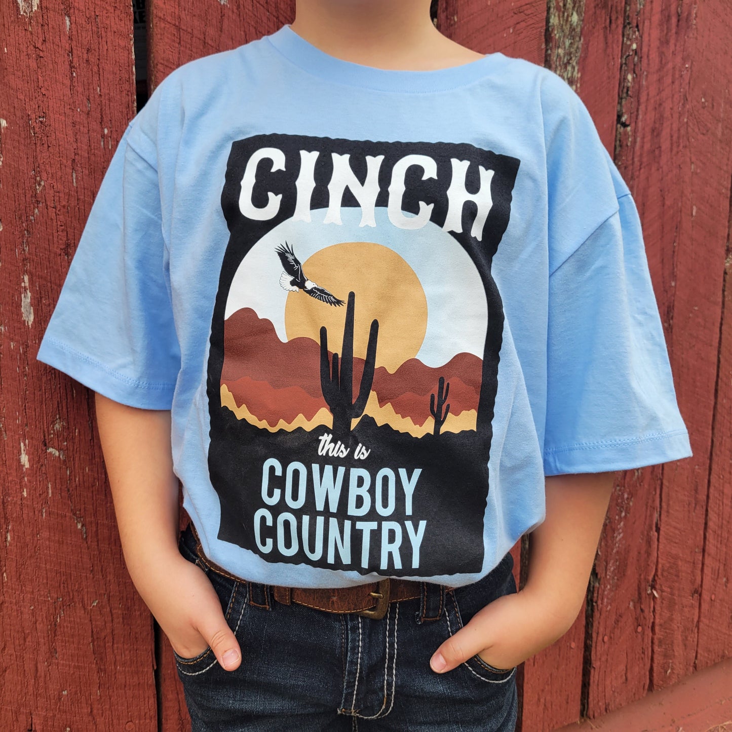 Camiseta campestre vaquera para niños de Cinch