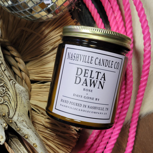 Delta Dawn Candle