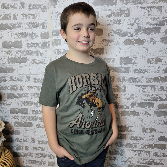 T-shirt Cinch Boys Horsin' Around