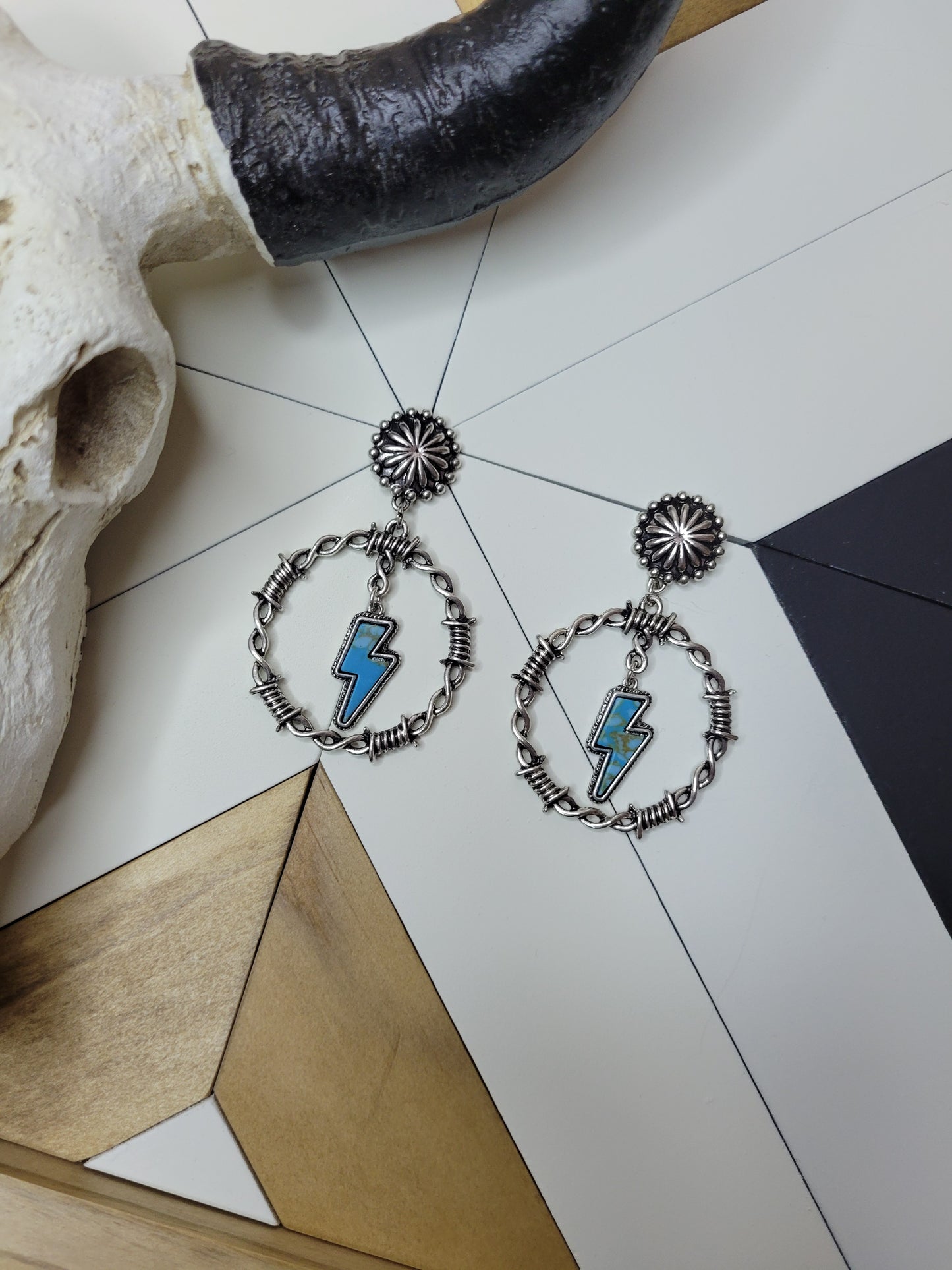 Barbed Thunder Earrings