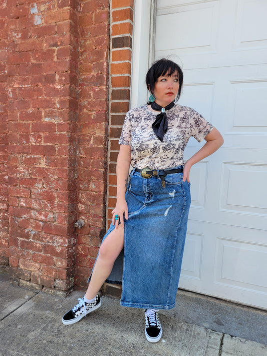 Cody Denim Skirt