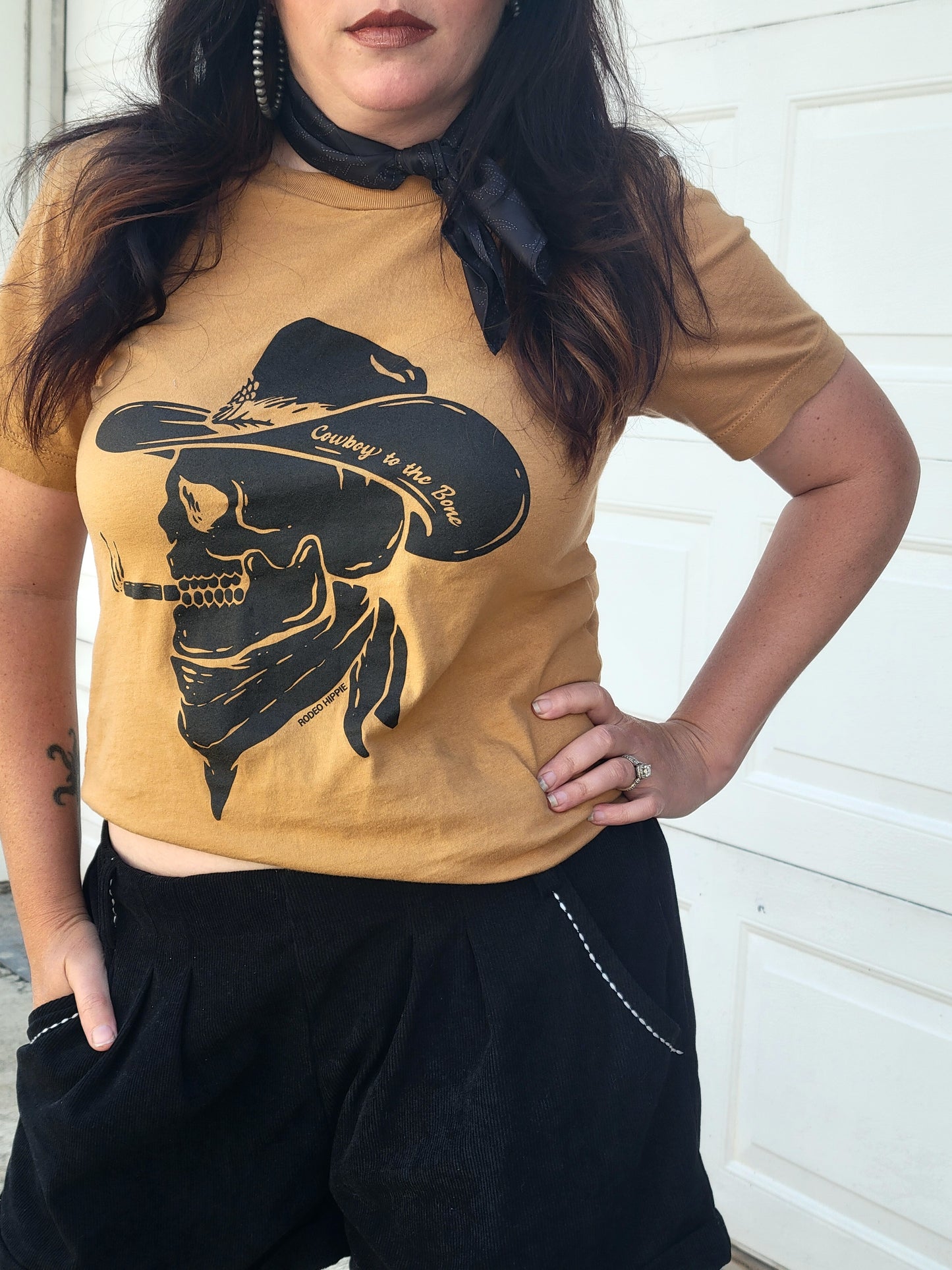 Cowboy to the Bone Tee