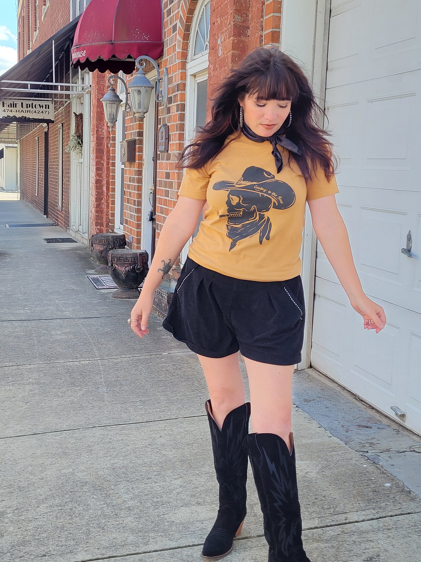 Cowboy to the Bone Tee