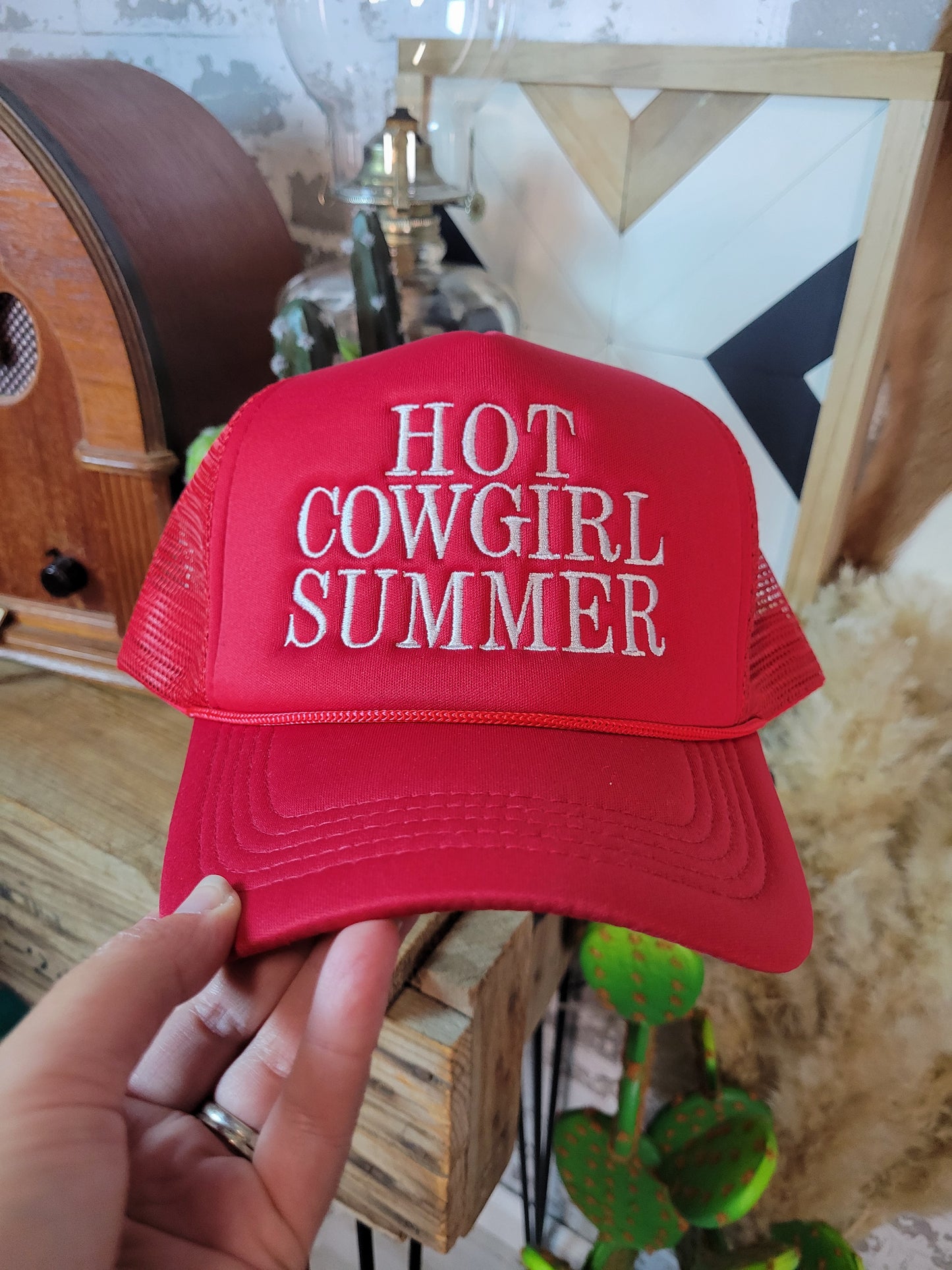 Hot Cowgirl Trucker Hat