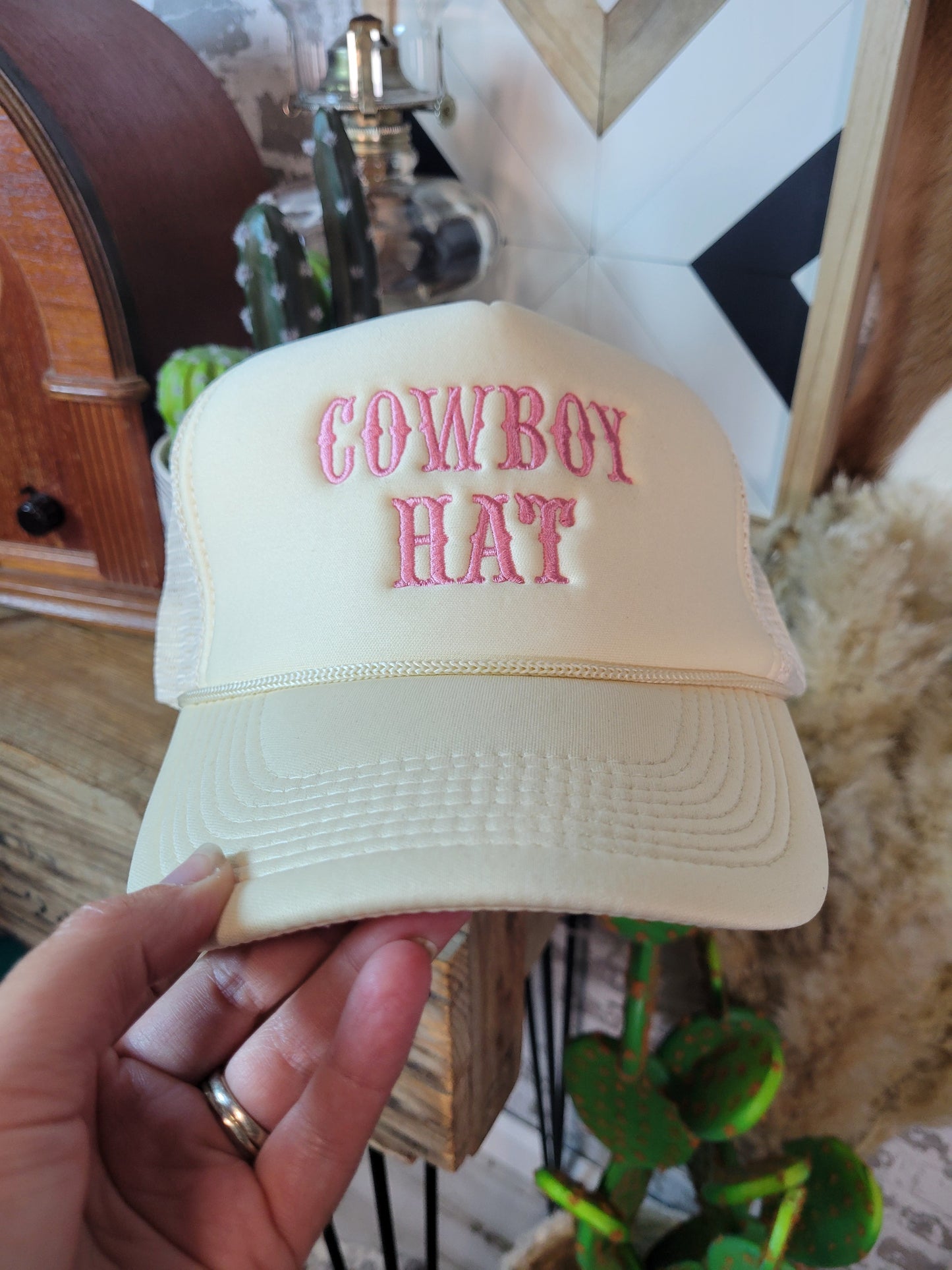 Cowboy Hat Trucker Hat