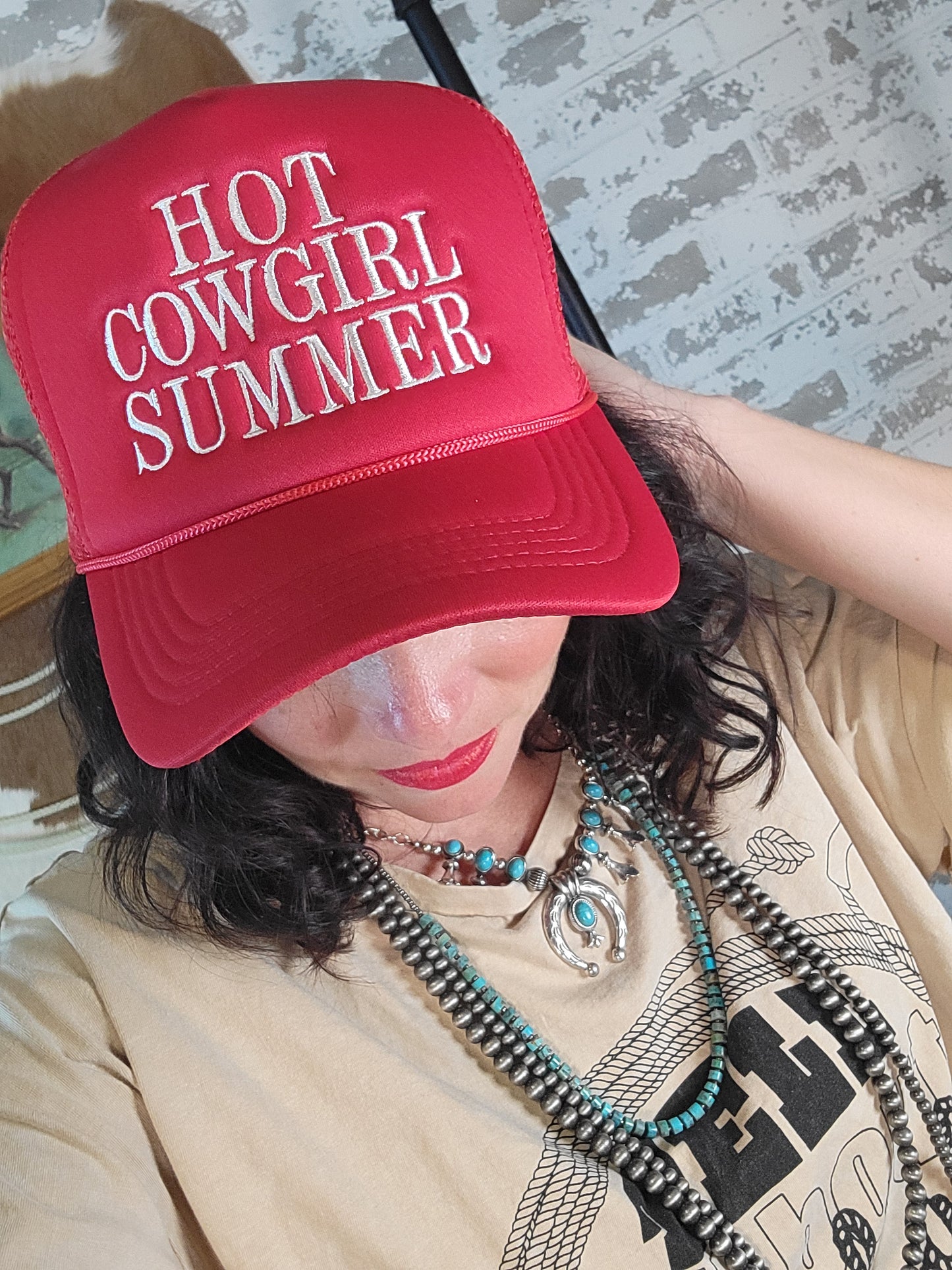 Hot Cowgirl Trucker Hat