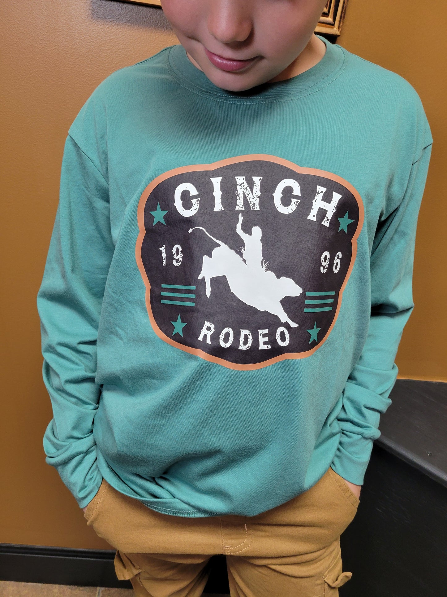 Cinch Boys Rodeo LS Tee