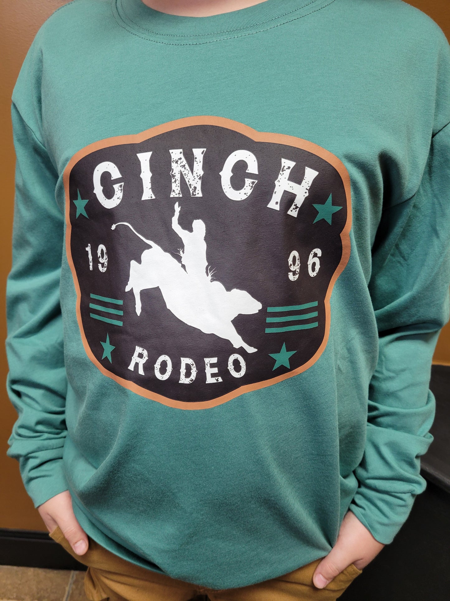 Cinch Boys Rodeo LS Tee