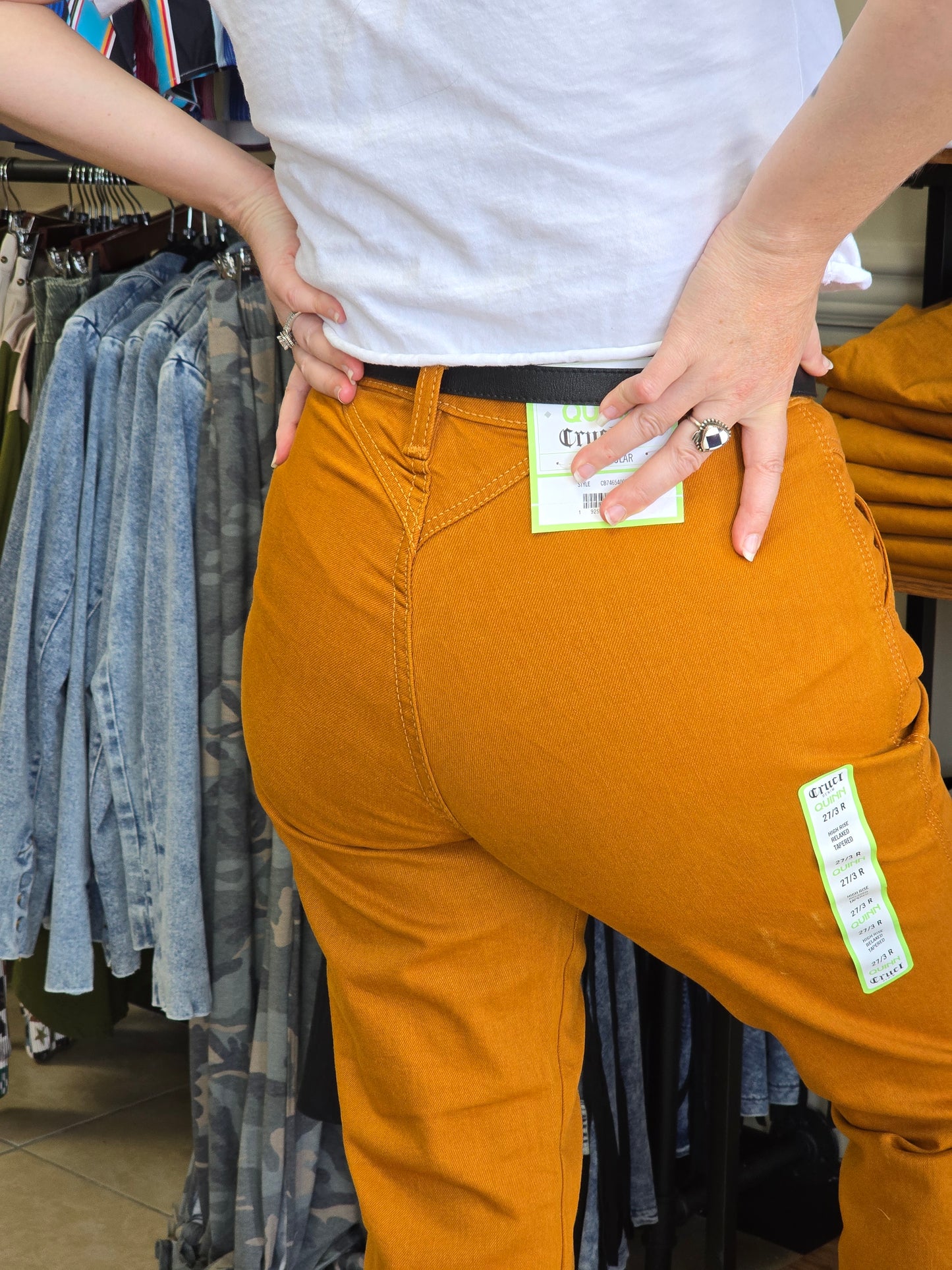 Quinn Bareback Jean [rusty gold]