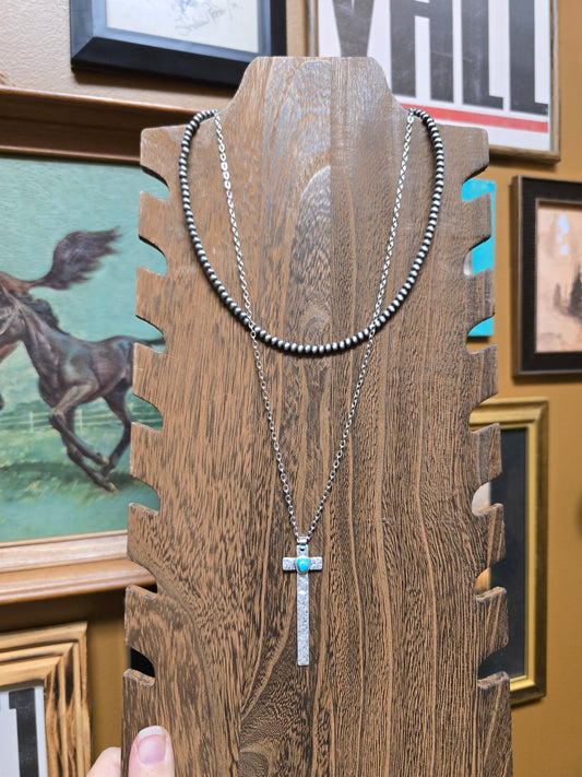 Ester Cross Necklace