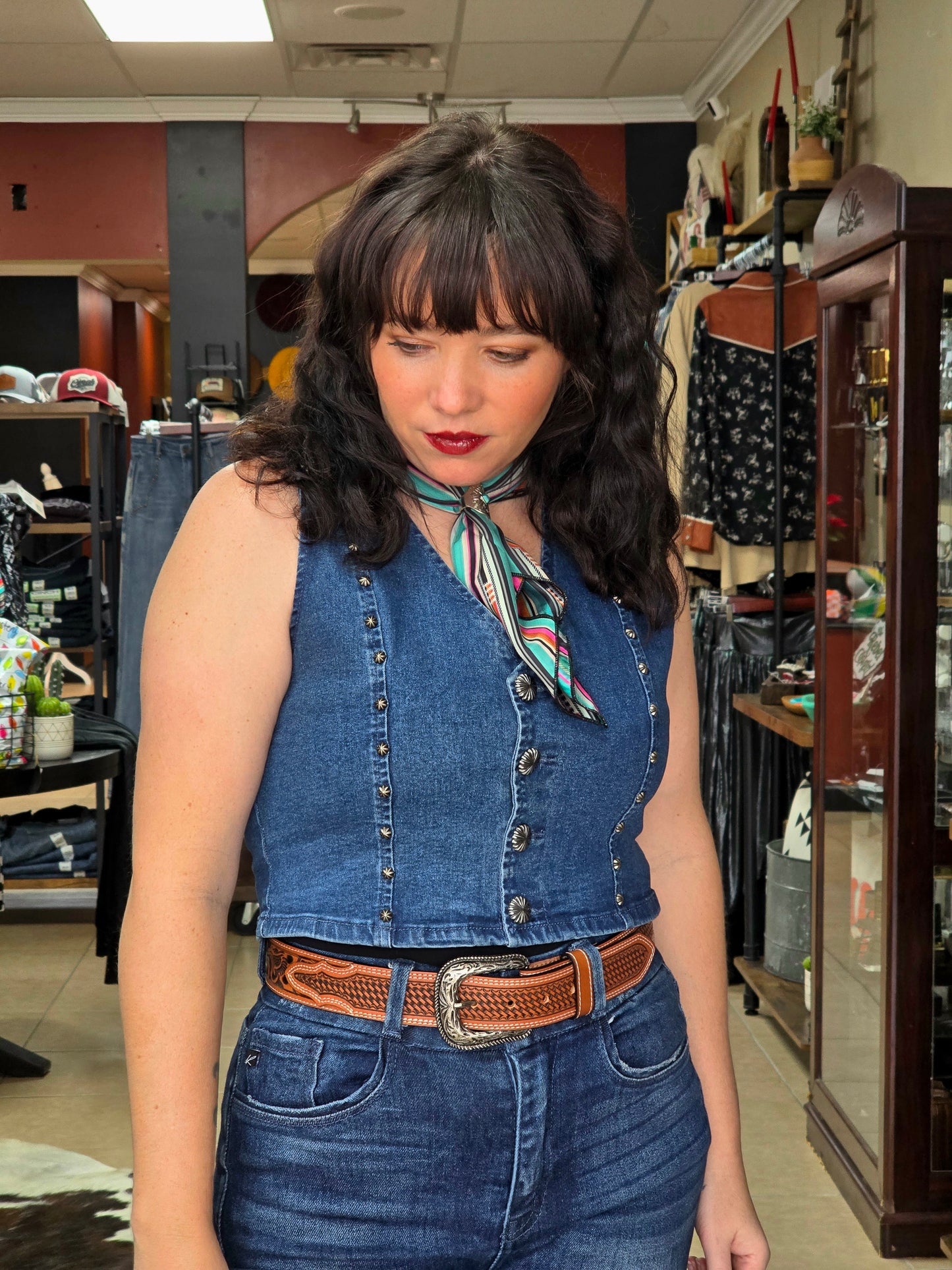 Pecos Queen Denim Vest