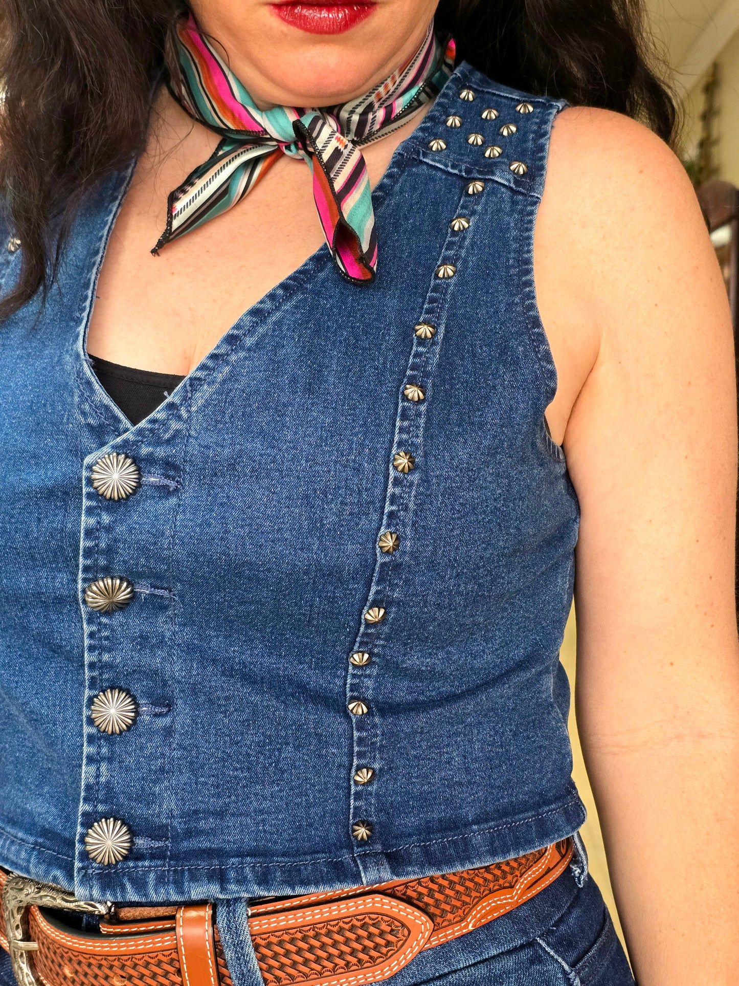 Pecos Queen Denim Vest