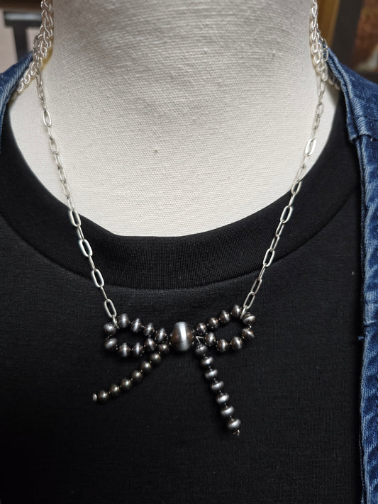 Coquette Ribbon Chain Necklace