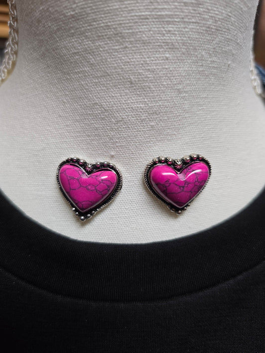 Heartbreak Earrings [pink]