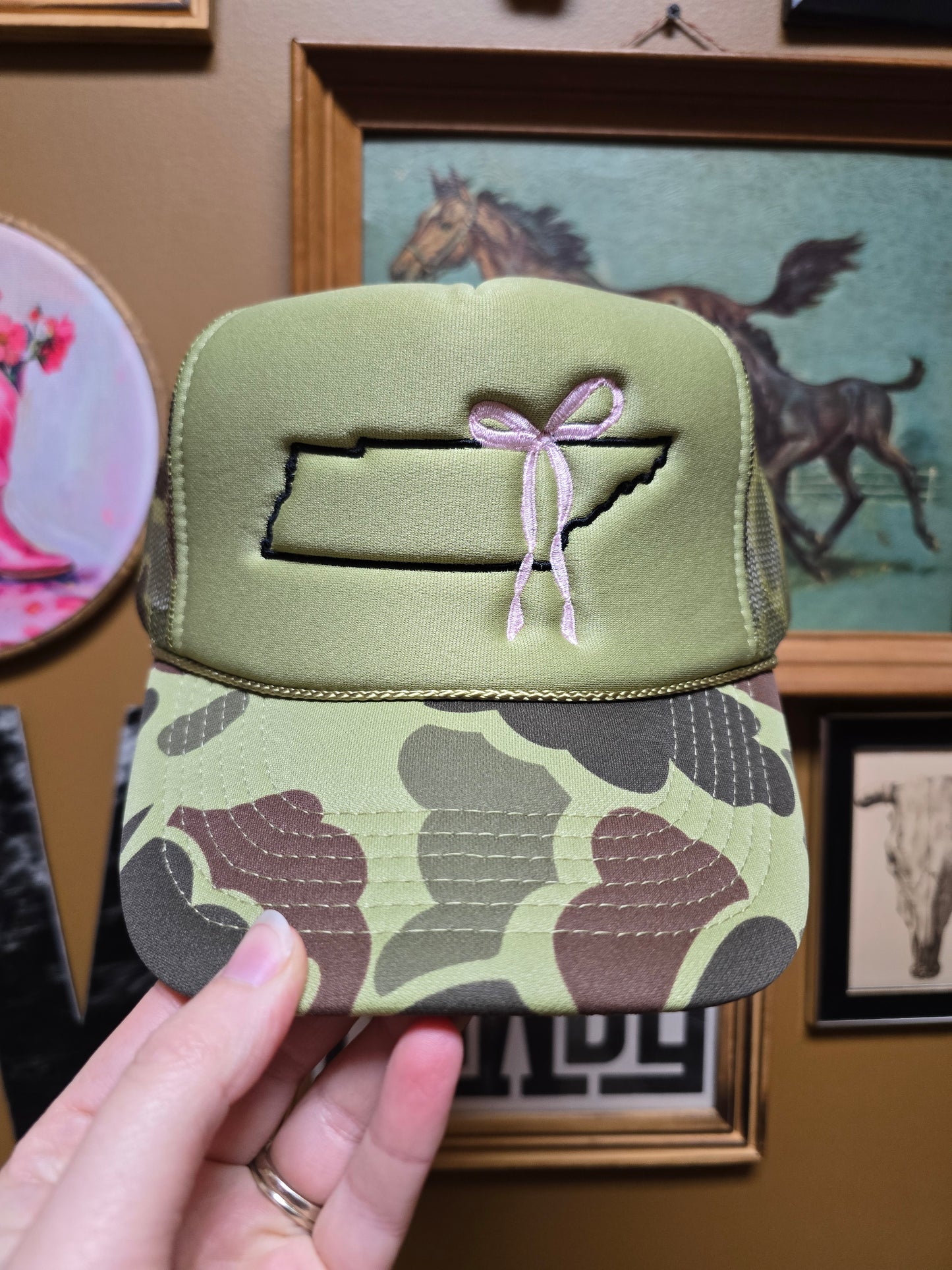 TN Bow Camo Trucker Hat