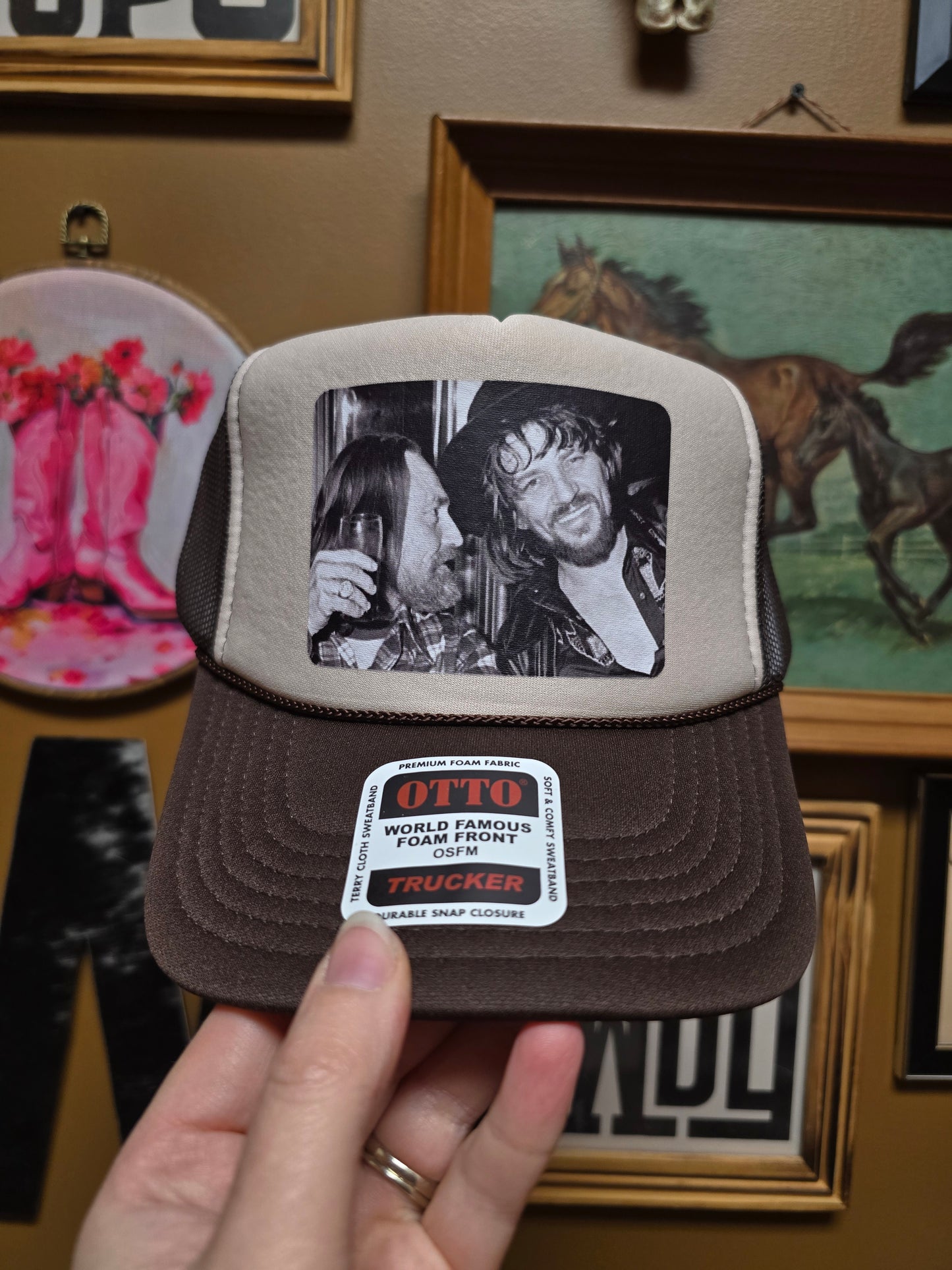 Waylon and Willie Trucker Hat