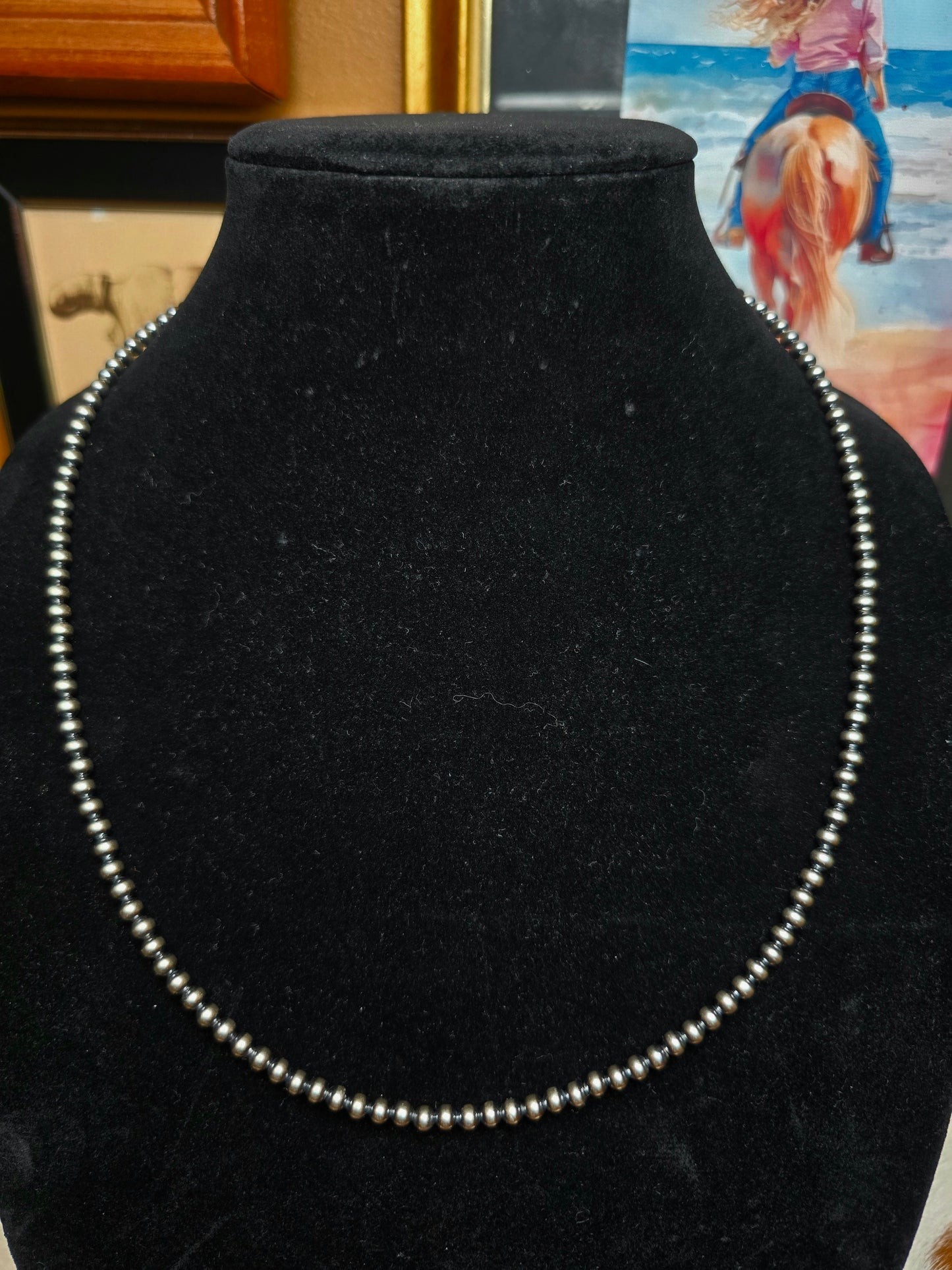 Denton 4mm Pearl Necklace [22"]