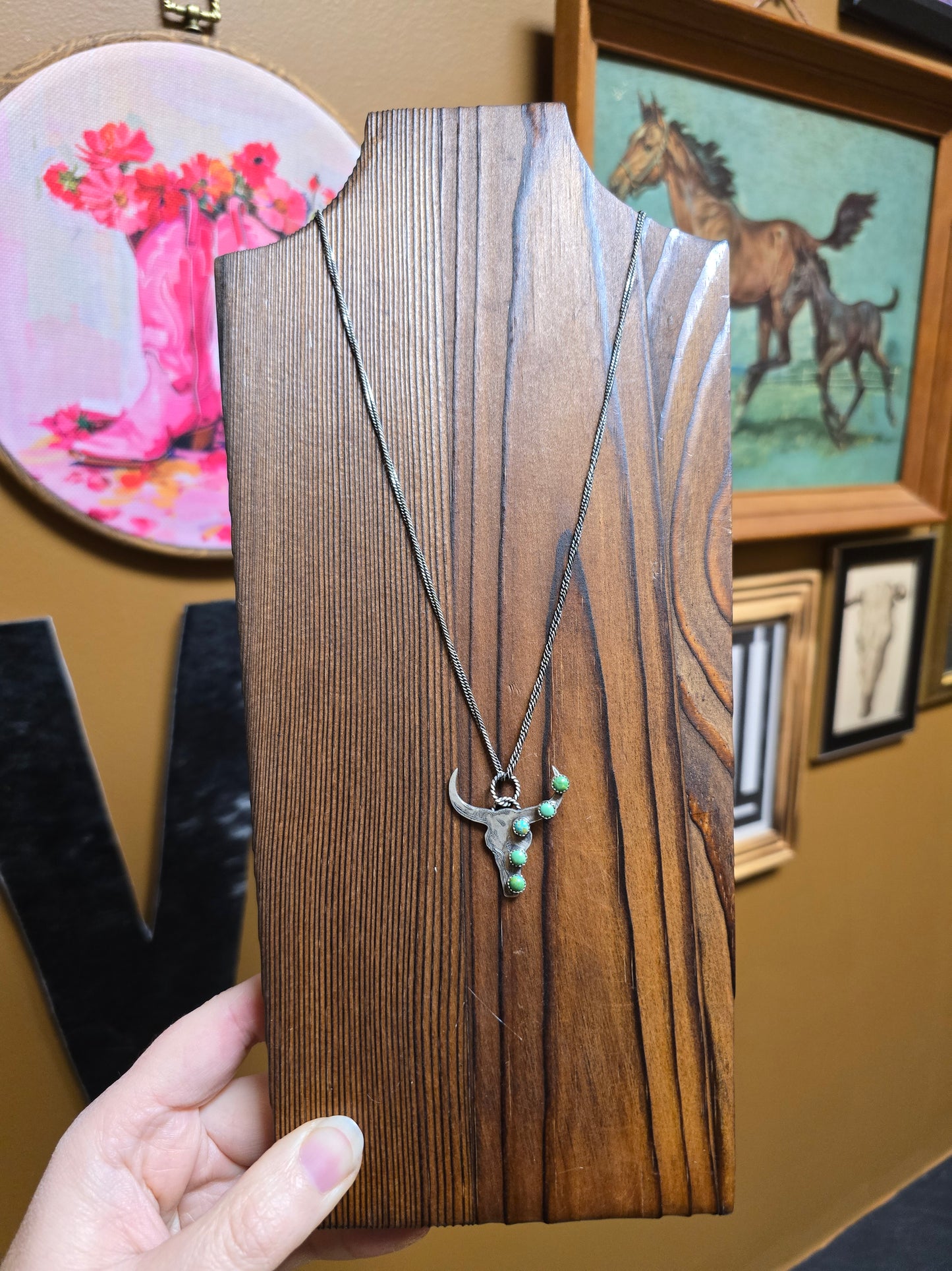 Longhorn Turquoise Necklace