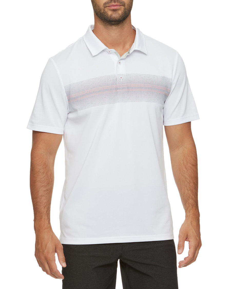 Peoria Ombre Stripe Polo