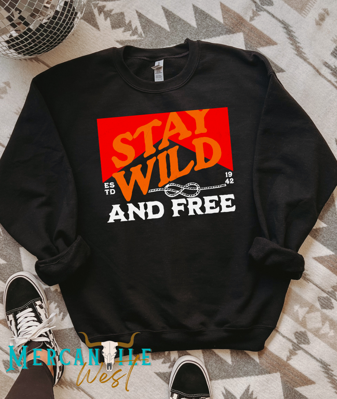 Stay Wild & Free Crewneck