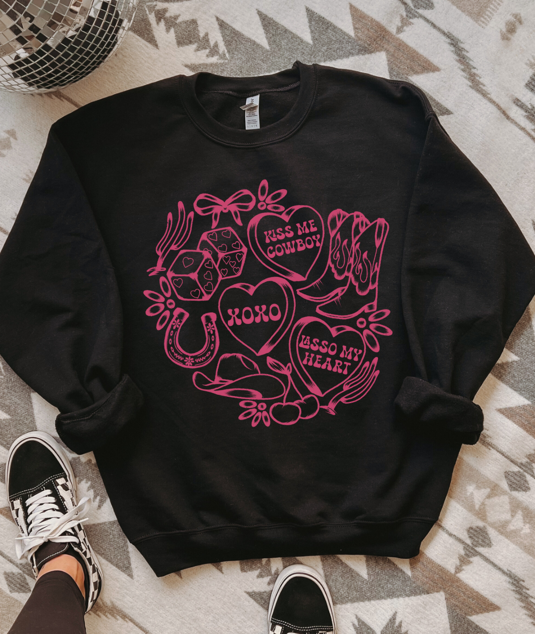 Candy Hearts Crewneck