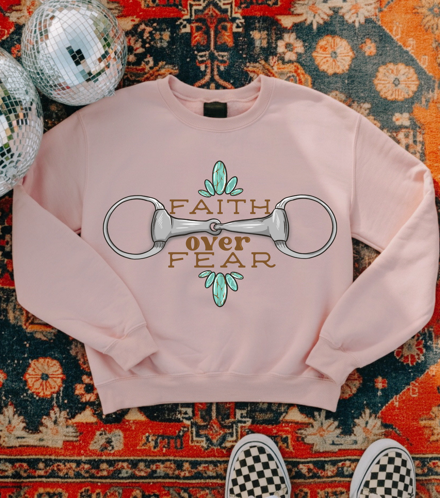 Faith Over Fear Crew [light pink]