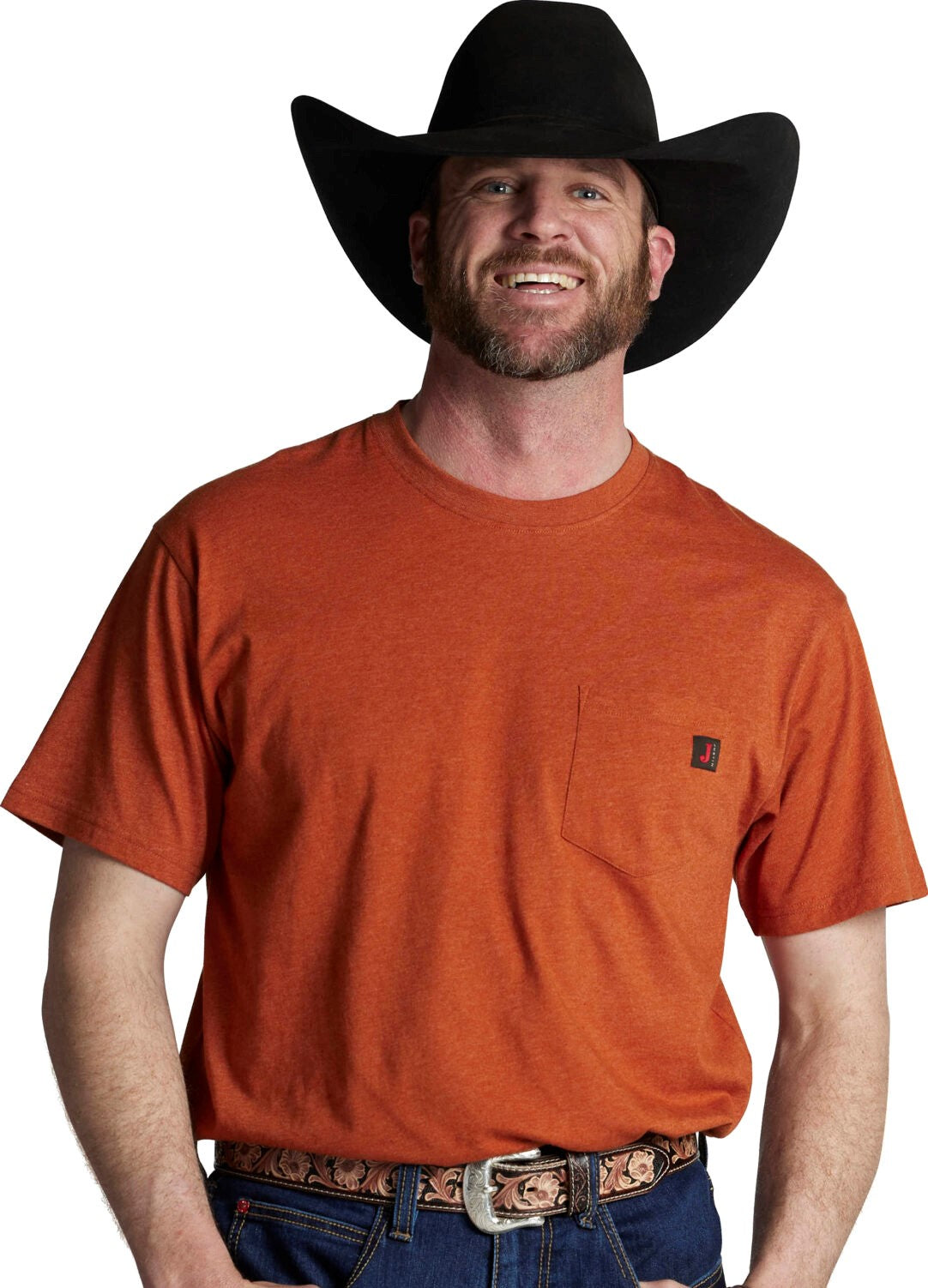 Justin WW Pocket Tee [rust]