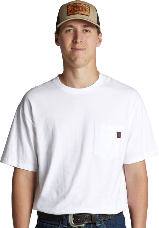 Justin WW Pocket Tee [white]