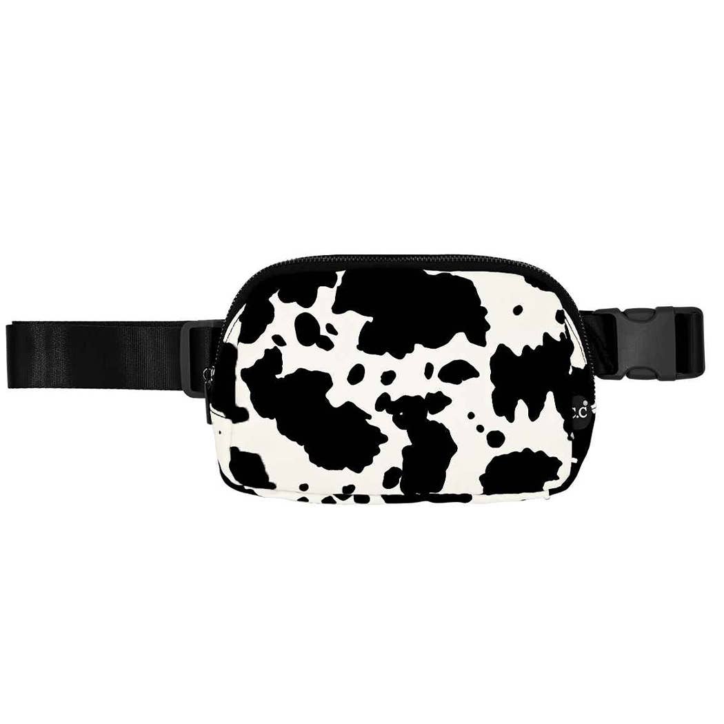 Howdy Cow Fanny Pack [black]