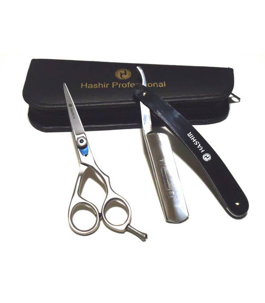 Shears & Classic Straight Razor Set