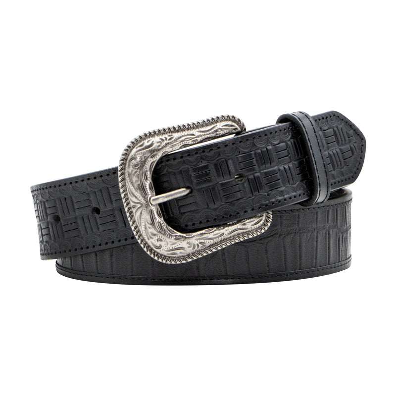 Ceinture à imprimé alligator