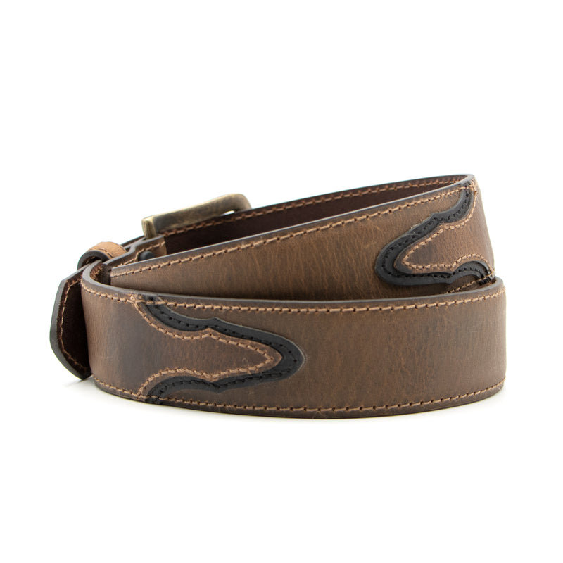 Two-Tone Billet Belt [tan]