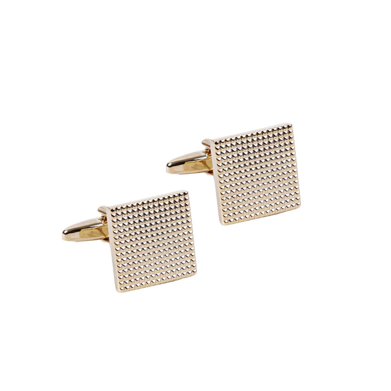 Gold Texture Square Cufflinks