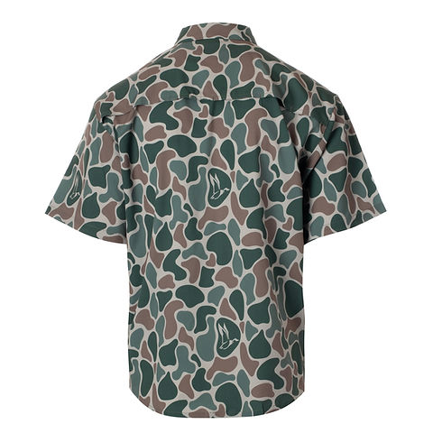 Roost Camo Button Down