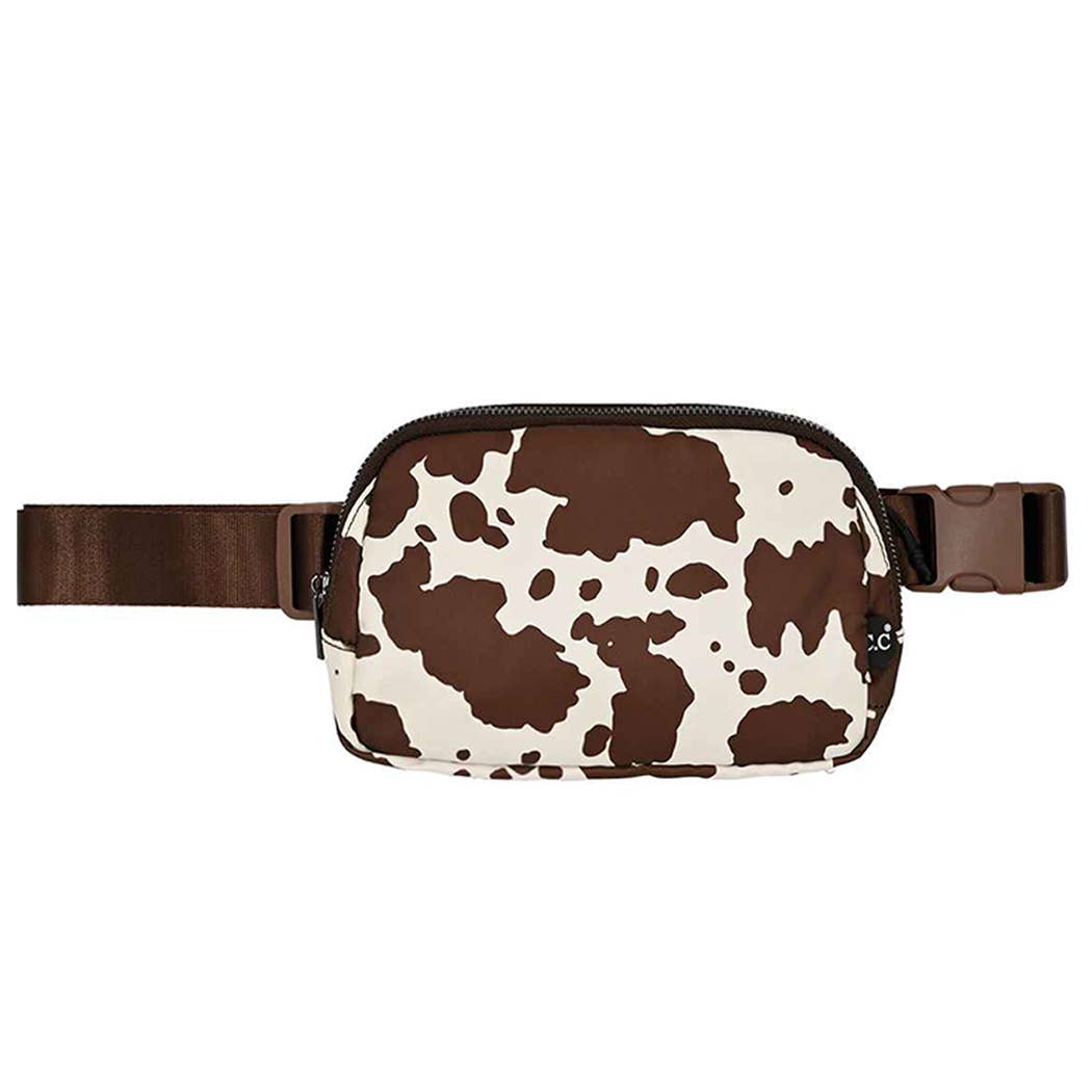 Howdy Cow Fanny Pack [brown]