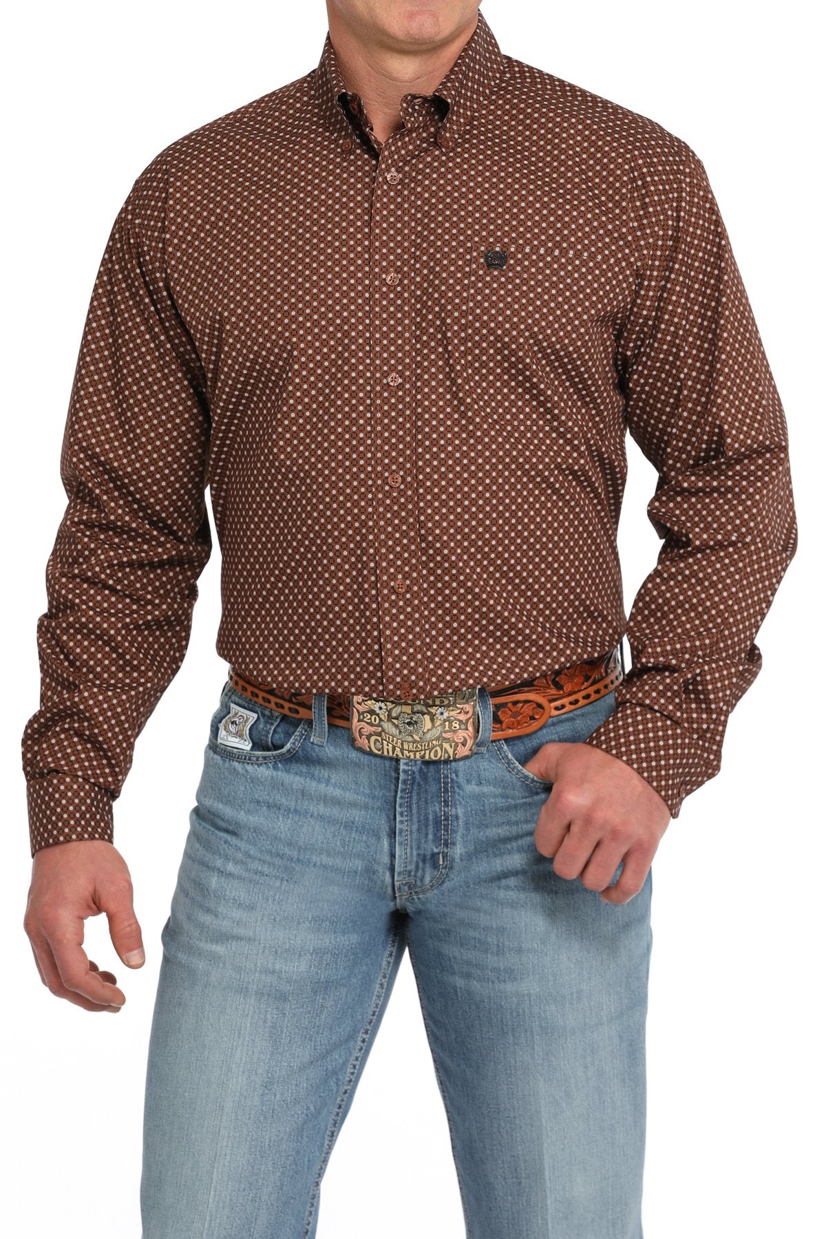 Cinch Classic Button Down [brown]