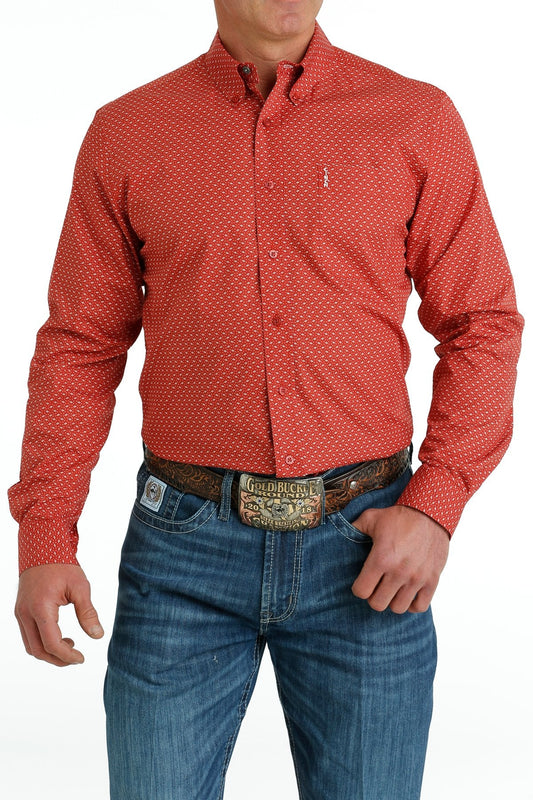 Cinch Modern Button Down [red]