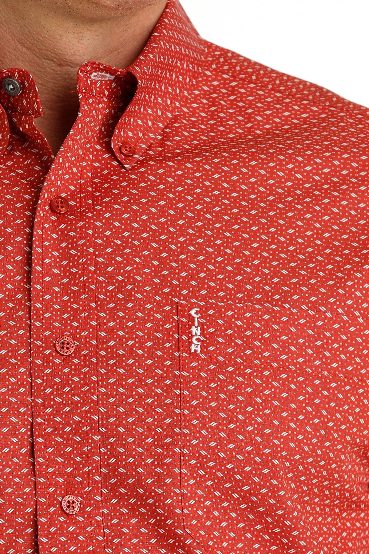 Cinch Modern Button Down [red]