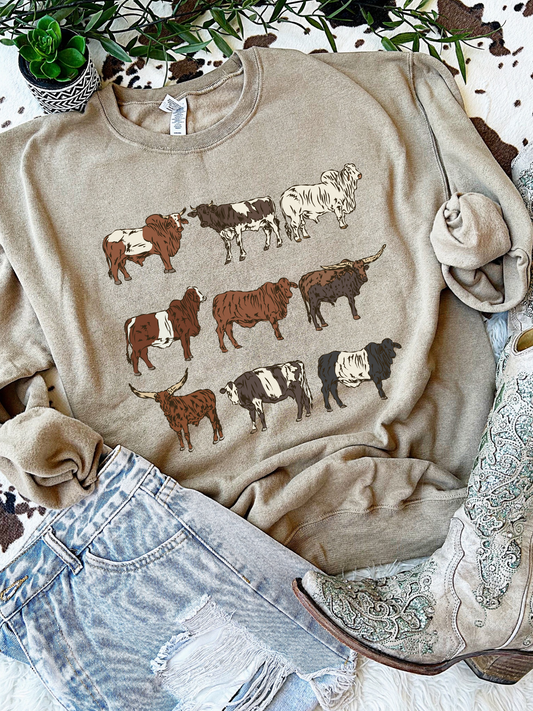 Gimme All The Cows Crewneck